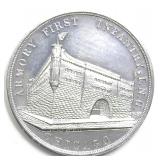 Aluminum Token Armory First Infantry RARE MEDAL