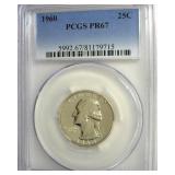 1960 Quarter PCGS PR67