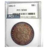 1884-O Morgan PCI MS65 Splendid Color