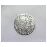 1611-1632 1/24 Thaler Silv Livonia Gustav II Adolf