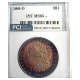 1885-O Morgan PCI MS65+ Gorgeous Color