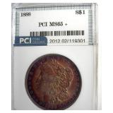 1888 Morgan MS65+ LISTS $400