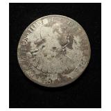 1806 8 Reales Silver Crown China Chopmarks