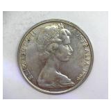 1966 Silver 50 Cents KM 67 Australia