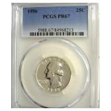 1956 Quarter PCGS PR67