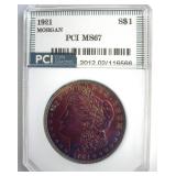 1921 Morgan MS67 LISTS $11500