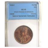 1919-C Rupee NNC MS66 India