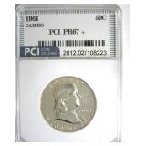 1961 Franklin PR67+ Cameo LISTS $165