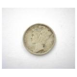 1918-S Dime About UNC