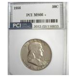1956 Franklin MS66+ LISTS $185