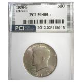 1976-S Silver Kennedy MS68+ LISTS $1300