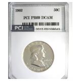 1962 Franklin PR69 DCAM LISTS $3850