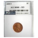 1939-S Cent PCI MS66+ RD