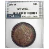 1884-O Morgan PCI MS65+ Fantastic Color
