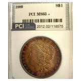 1889 Morgan MS65+ LISTS $475