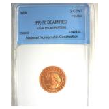 2004 2 Cent NNC PR70 DCAM RD Poland