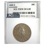 1989-S 50c Congress PR70 DCAM LISTS $115