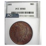 1891 Morgan MS65 LISTS $2400