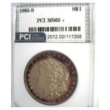 1895-S Morgan MS62+ LISTS $7500