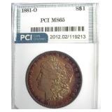 1881-O Morgan MS65 LISTS $1050