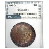 1883-O Morgan PCI MS65+ Incredible Color
