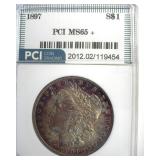 1897 Morgan MS65+ LISTS $550