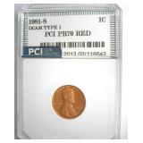 1981-S T1 Cent PR70 DCAM RD LISTS $1900