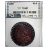 1889 Morgan PCI MS65 Incredible Color