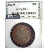 1885-O Morgan PCI MS65+ Incredible Color