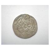 590-628 AD Sasanian Khusro II AR Drachm