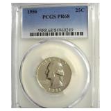 1956 Quarter PCGS PR68