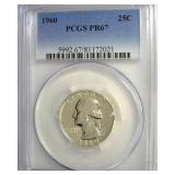 1960 Quarter PCGS PR67