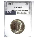 1971-D Kennedy PCI MS67