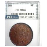 1886 Morgan PCI MS65 Great Color