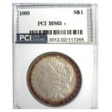 1893 Morgan MS65+ LISTS $14500