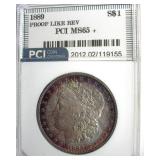 1889 Morgan MS65+ PL Rev LISTS $475