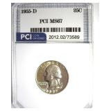 1955-D Quarter MS67 LISTS $11500
