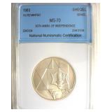 1983 Sheqel NNC MS70 Israel