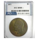 1971 Ike MS66+ LISTS $4500