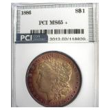 1886 Morgan PCI MS65+ Incredible Color