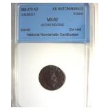 268-270 AD Claudius II MS62 Ancient Rome