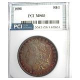 1896 Morgan PCI MS65 Nice Toning