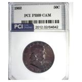 1962 Franklin PR69 CAM LISTS $750