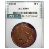 1922-S Peace MS66 LISTS $20000