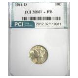 1944-D Dime MS67+ FB LISTS $385