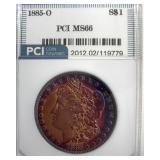 1885-O Morgan MS66 LISTS $450