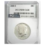 1969-S Kennedy PCI PR70 CAM