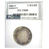 1955-G 5 Mark PCI PR69 Germany