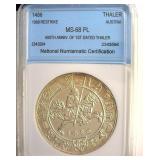1486 Thaler NNC MS68 PL Austria Restrike