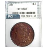 1886 Morgan MS66 LISTS $475